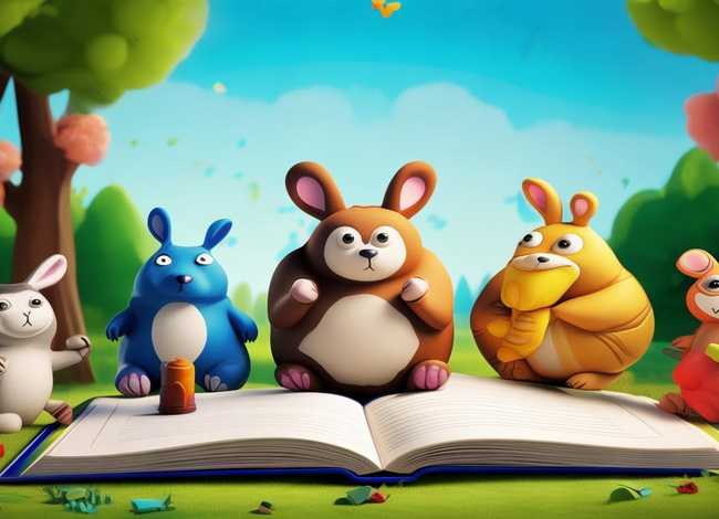 动物故事儿童画、动物的故事怎么画(二年级下册)图片