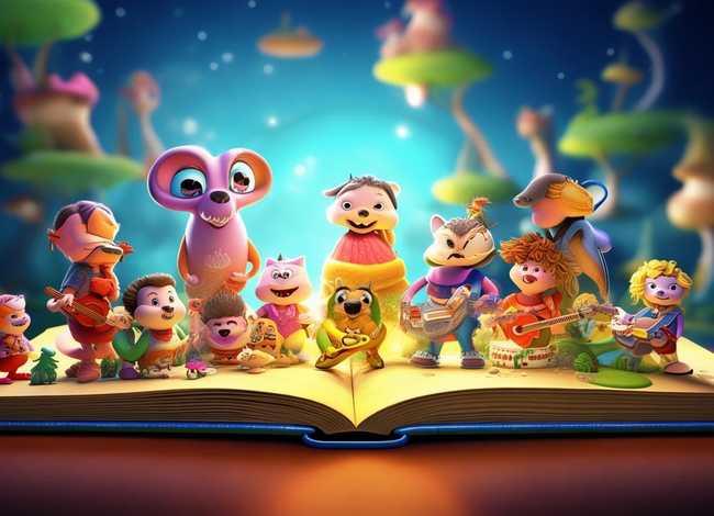 儿童课本故事有声版 儿童有声伴唱故事书