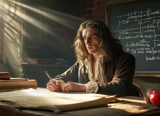 牛顿的故事数学（牛顿的数学故事100字左右）