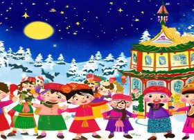幼儿故事新年 - 幼儿新年故事手绘