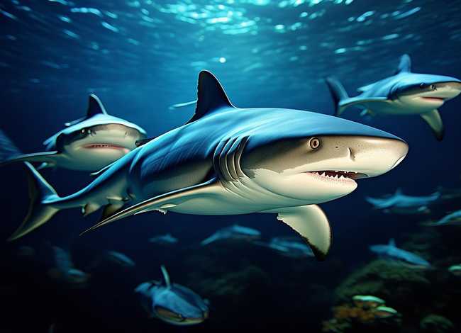 故事 鲨鱼；故事鲨鱼一家
