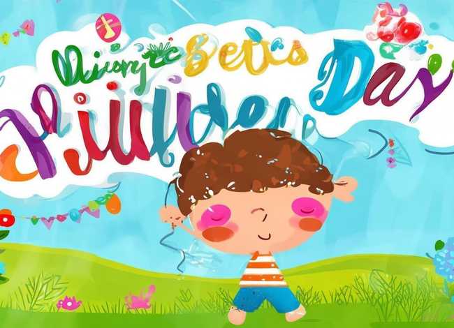 关于儿童节字体 儿童节字体设计可爱