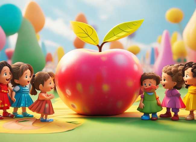 苹果的故事幼儿园 - 幼儿园一个苹果的故事
