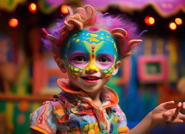 化妆儿童表演、儿童表演化妆技巧