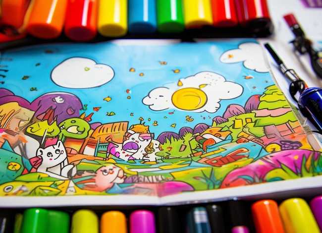 绘本故事马克笔绘画（绘本故事马克笔绘画教程）