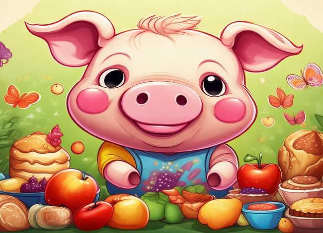 贪吃的小猪幼儿故事（贪吃的小猪幼儿故事图片）