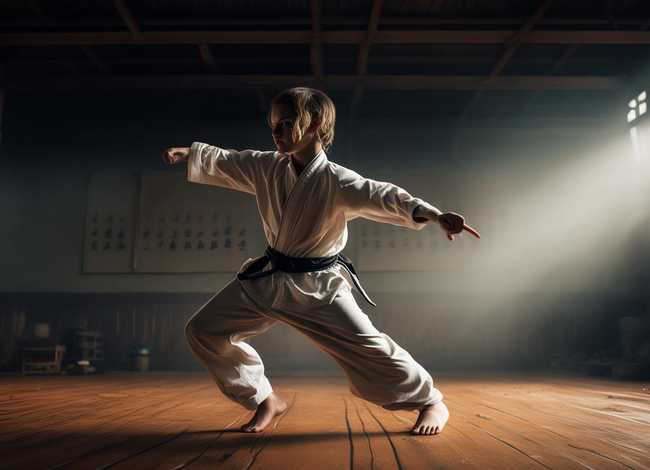 少儿散打图片（少儿散打图片训练图片）