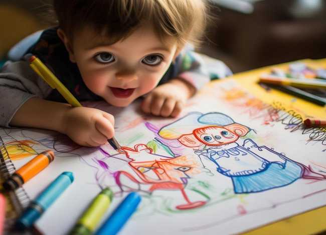 小孩画女友趣事 小孩画女友趣事图片