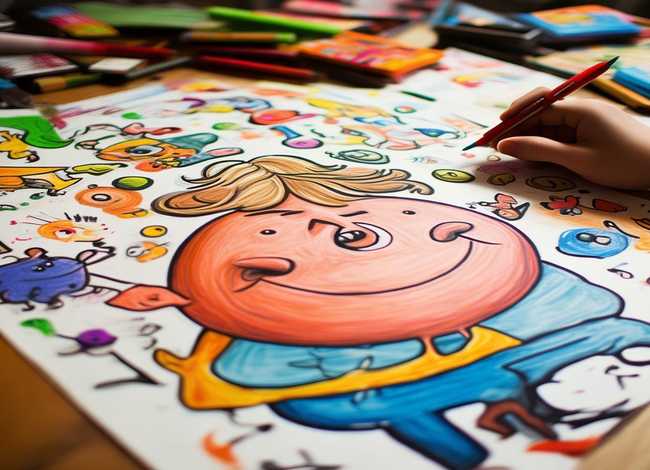 爸爸的儿童画；爸爸的画法儿童简笔画