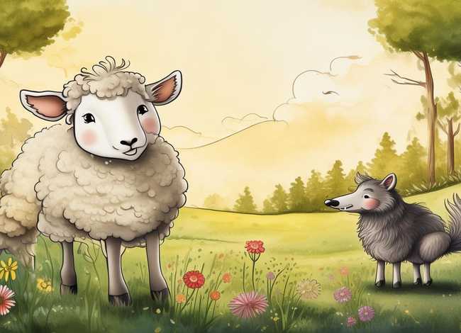 狼和小羊儿童睡前小故事书3-6岁（3至6岁睡前故事狼和小羊）