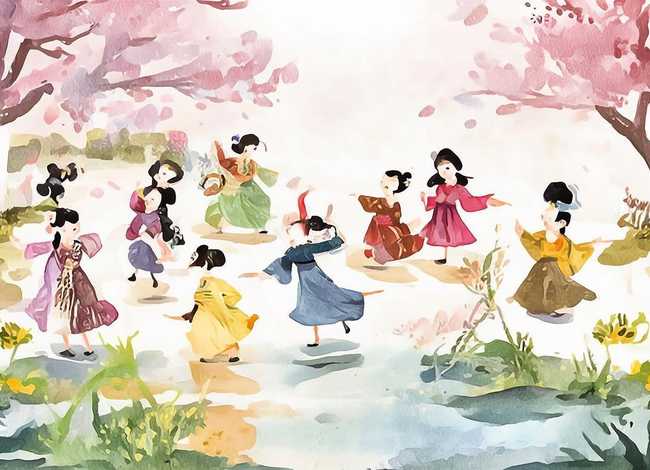 下山舞蹈儿童版古风、下山舞蹈儿童版古风图片