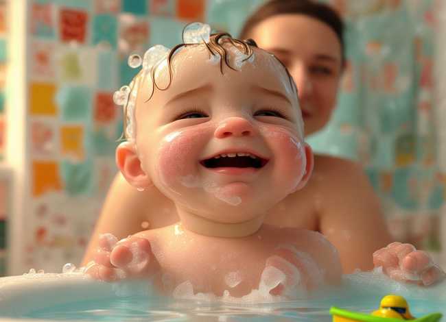 洗澡儿童故事文字版，宝宝洗澡故事文字版