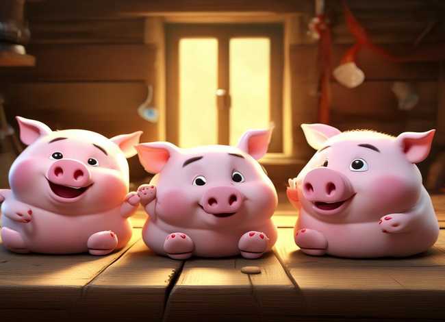 小儿故事睡前故事三只小猪（小儿故事睡前故事三只小猪打个数字）