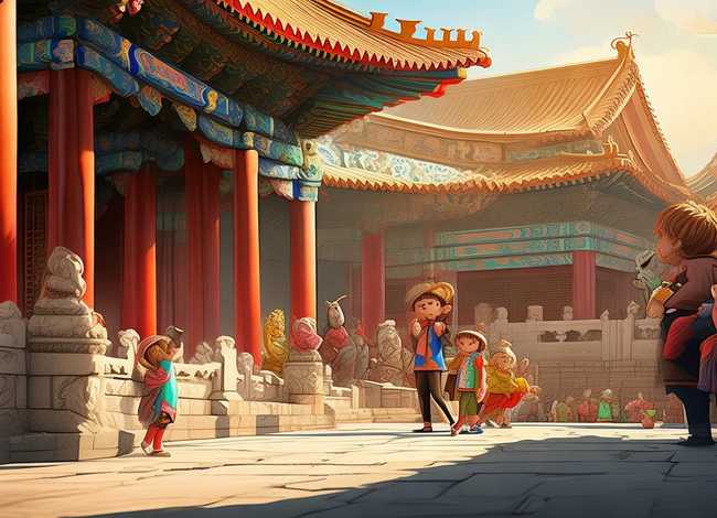 北京故宫故事儿童版 北京故宫儿童图画
