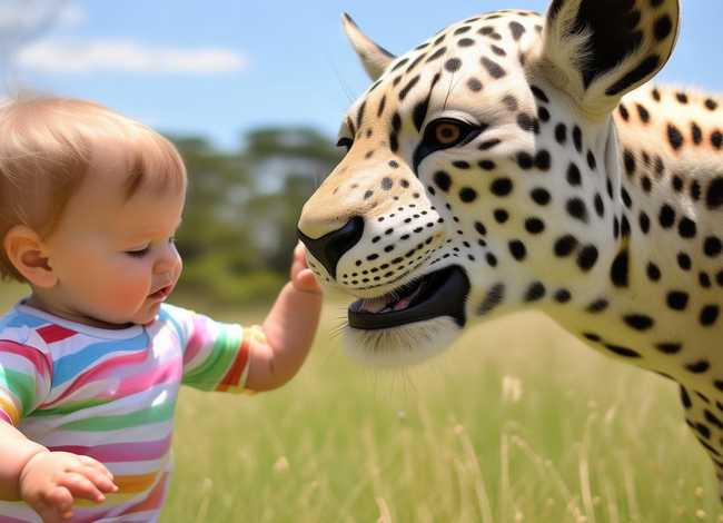 豹的视频1-3岁儿童；动物豹子的视频