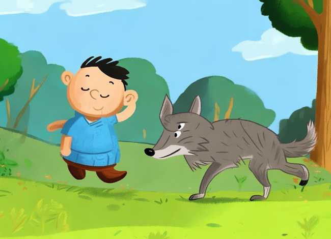 东郭先生绘本故事大全 幼儿东郭先生和狼绘本故事图片