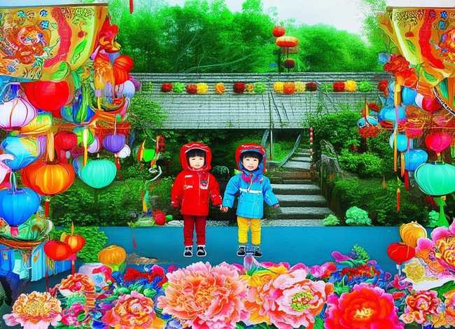 儿童版对联、儿童版对联怎么画