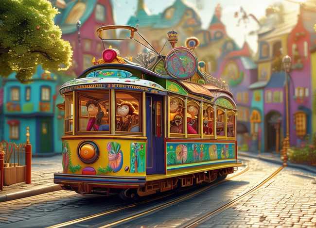 手指电车绘本故事、手指电车绘本故事图片 手指电车绘本故事、手指电车绘本故事图片