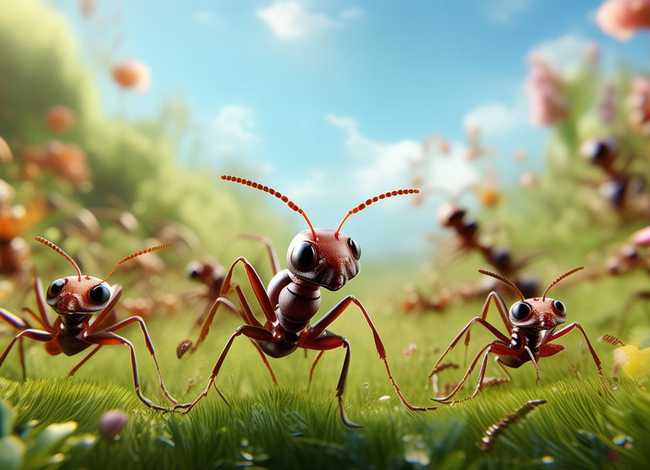 蚂蚁的故事绘本绘画，蚂蚁的故事绘本绘画图片