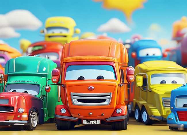 货车儿童视频表演大全视频 货车动画片儿童视频0-3岁