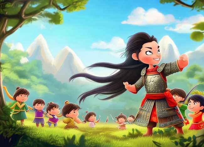 儿童故事花木兰全文 少儿花木兰的故事