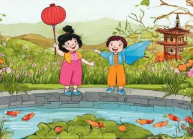 儿童对联配画 儿童对联配画简单