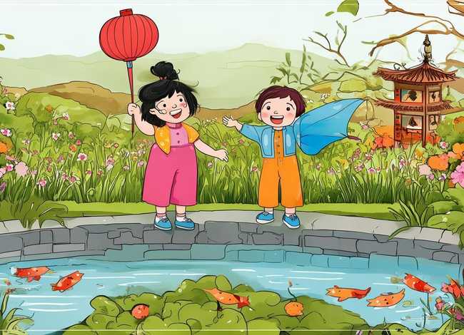 儿童对联配画 儿童对联配画简单