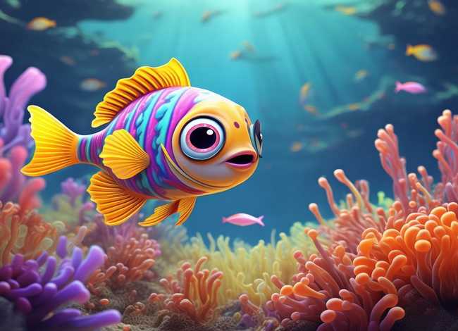 水鱼的儿童故事、幼儿鱼的故事