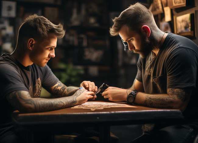 纹纹身故事 纹身师的小故事