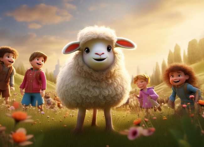 小羊的故事完整版儿童、小羊的故事文字版