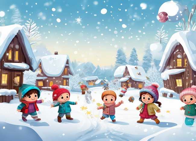 儿童下雪的故事视频、下雪的故事幼儿视频