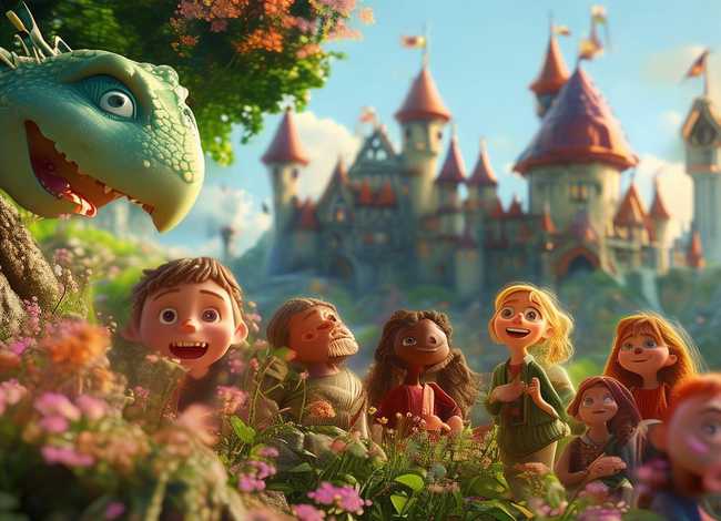 儿童故事图片；故事图片素材