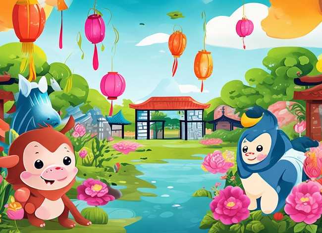 十二生肖故事儿童故事绘本 - 十二生肖幼儿故事绘本