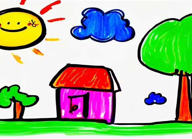 4 6岁儿童简笔画涂色打印 4~6岁简笔画