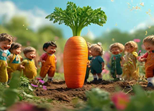 拔萝卜儿童故事小班(幼儿园小班故事拔萝卜教案) 拔萝卜儿童故事小班(幼儿园小班故事拔萝卜教案)