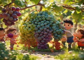 亲宝儿童故事葡萄、关于葡萄的幼儿故事