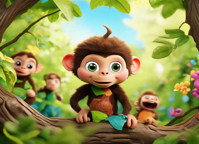 儿童小猴子故事阅读文字版（小猴子故事大全幼儿园）