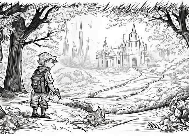 画故事情节图（画故事情节图片简笔画）