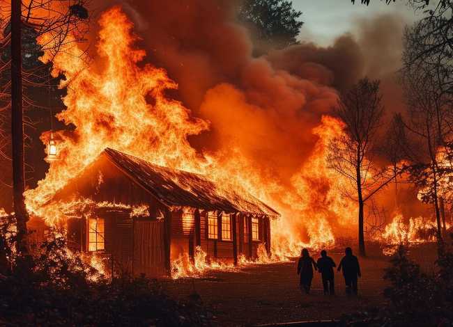 着火了的故事（发生火灾的小故事）