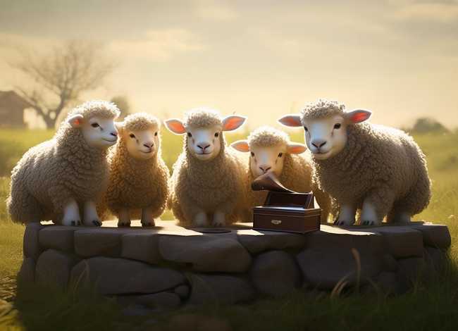 五只小羊的故事，五只小羊的故事语音播放