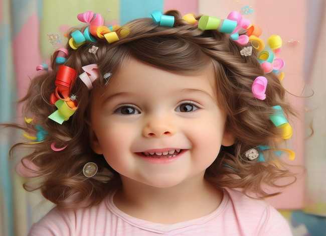 儿童发型编发 儿童发型编发中发