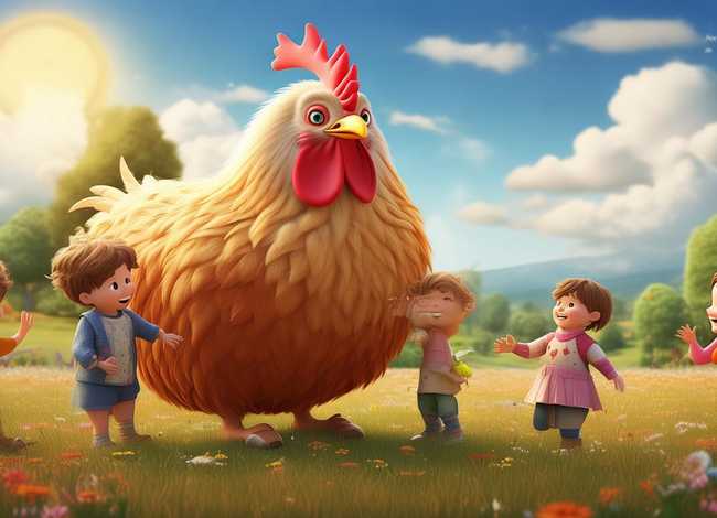 儿童故事0-3岁大公鸡，大公鸡幼儿故事
