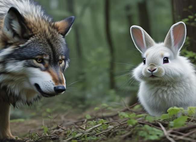 小白兔,故事，大灰狼小白兔故事