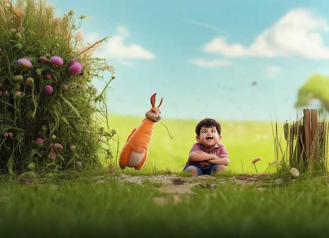 守株待兔的故事视频儿童故事、少儿故事守株待兔视频