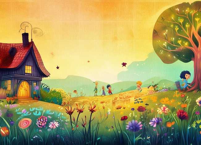 幼儿童话故事绘画，幼儿童话故事绘画图片