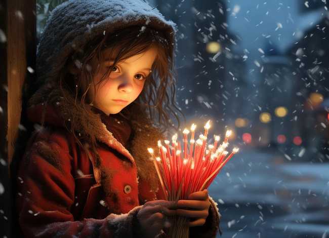 小女孩故事；卖火柴的小女孩故事