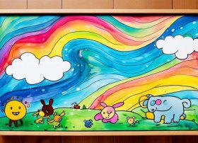儿童水粉画的图片 儿童水粉画的图片怎么画