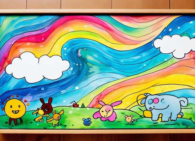 儿童水粉画的图片 儿童水粉画的图片怎么画