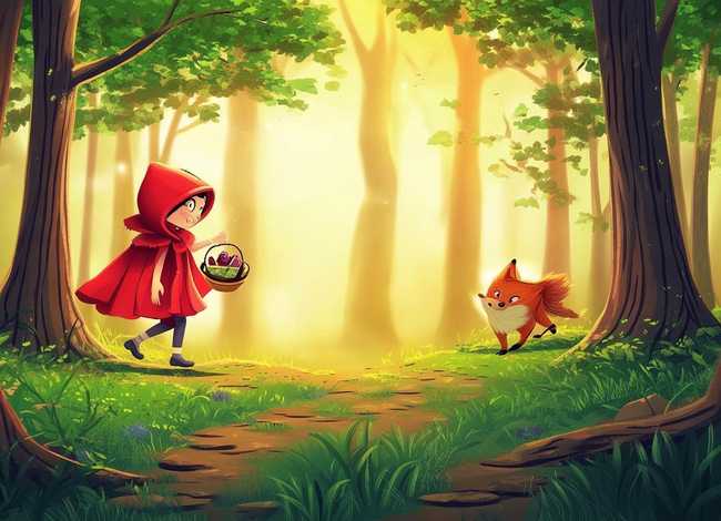 儿童故事小红帽视频 - 幼儿故事小红帽的故事视频