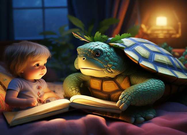 儿童睡前故事聪明的乌龟，幼儿睡前故事聪明的乌龟